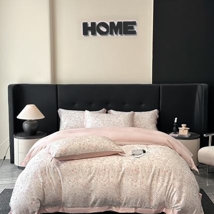 91家纺网 家纺一手货源 找家纺 （总）迷尚家居 2025新款100%莱赛尔数码印花四件套