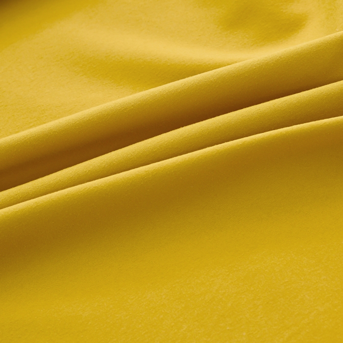 91家纺网 家纺一手货源 找家纺 梵巢2025新款水洗棉纯色单床笠 姜黄