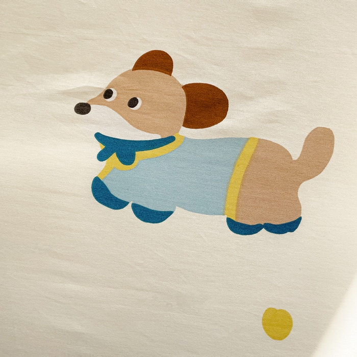 91家纺网 家纺一手货源 找家纺 春雨家居 2025新款春夏卡通印花全棉四件套 童趣蜜歌