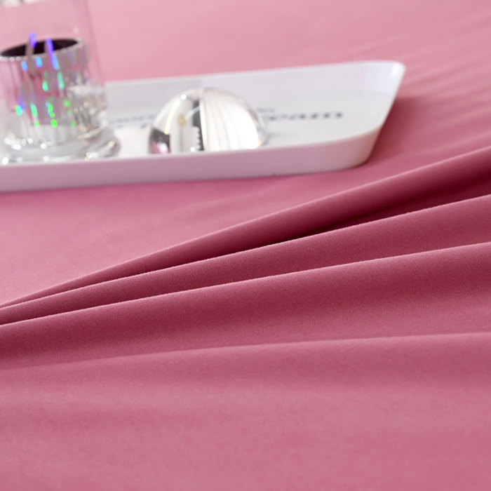 91家纺网 家纺一手货源 找家纺 梵巢2025新款水洗棉纯色单品枕套 浅豆沙