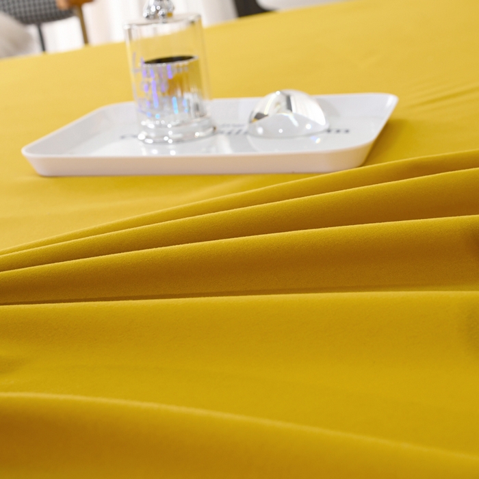 91家纺网 家纺一手货源 找家纺 梵巢2025新款水洗棉纯色单品枕套 姜黄