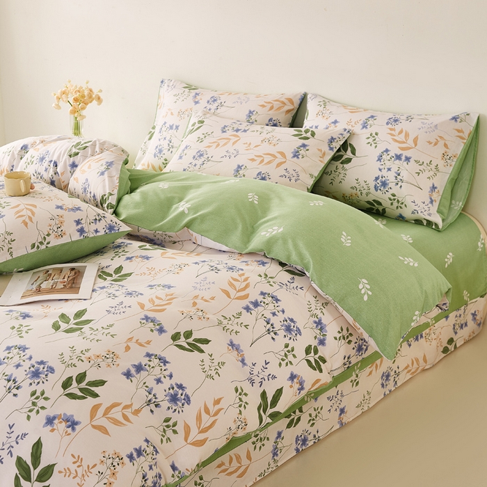 91家纺网 家纺一手货源 找家纺 潮邦创意家居 2025特价春夏新款13070全棉四件套 【第一批】 春意盎然