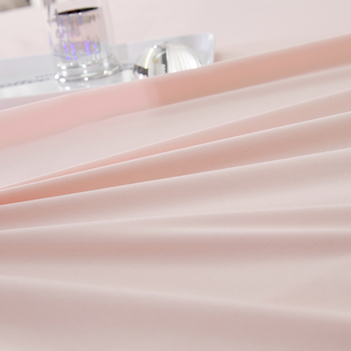 91家纺网 家纺一手货源 找家纺 梵巢2025新款水洗棉纯色单品枕套 浅玉