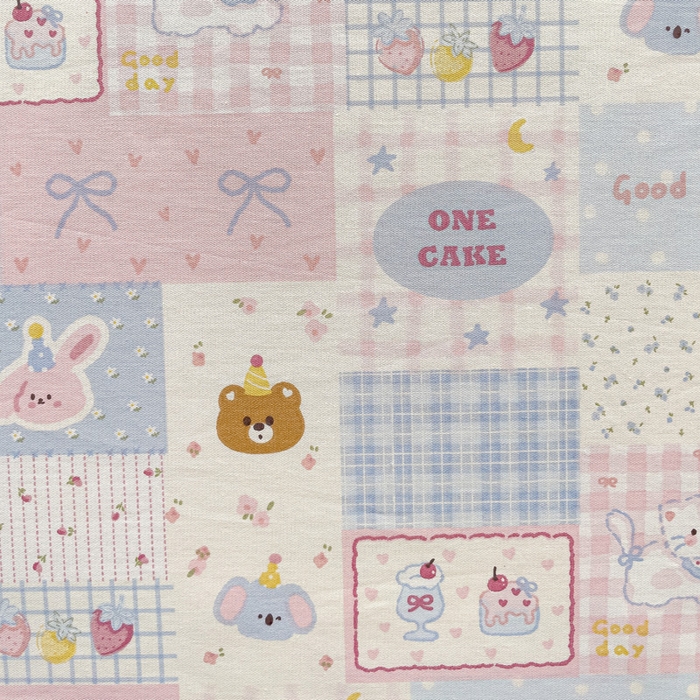 91家纺网 家纺一手货源 找家纺 春雨家居 2025新款春夏卡通印花全棉单枕套 14.甜心乐园