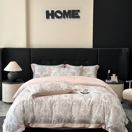 91家纺网 家纺一手货源 找家纺 （总）迷尚家居 2025新款100%莱赛尔数码印花四件套