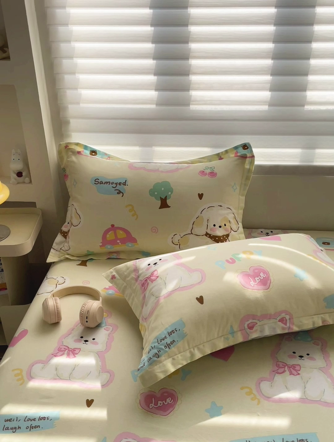 91家纺网 家纺一手货源 找家纺 春雨家居 2025新款春夏卡通印花全棉单枕套 13.萌趣乐园