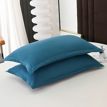91家纺网 家纺一手货源 找家纺 （总）梵巢2025新款（高克重）水洗棉纯色单品枕套，纯色枕套，磨毛枕套