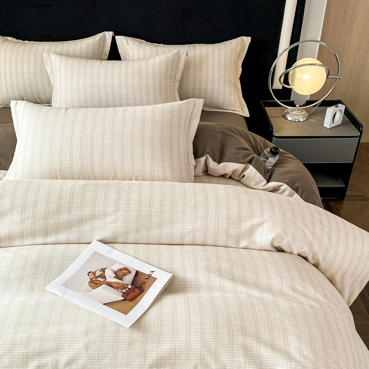 91家纺网 家纺一手货源 找家纺 大吉  2024新款加厚喷气全棉磨毛被套 米勒