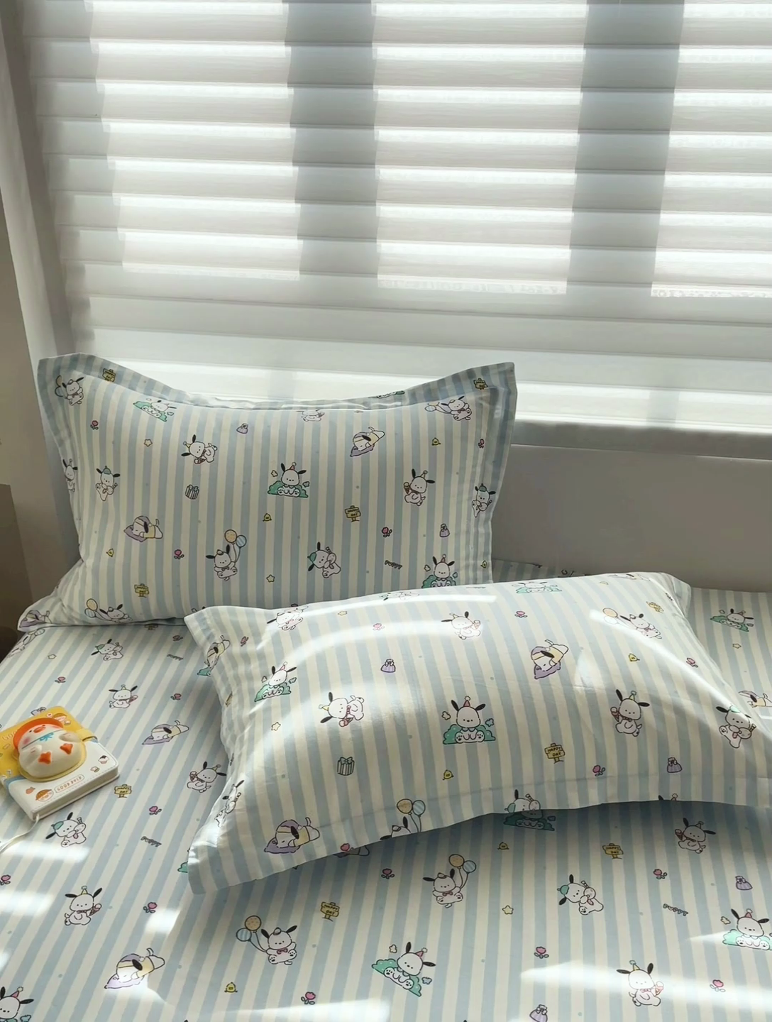 91家纺网 家纺一手货源 找家纺 春雨家居 2025新款春夏卡通印花全棉单枕套 3.兔兔乐园
