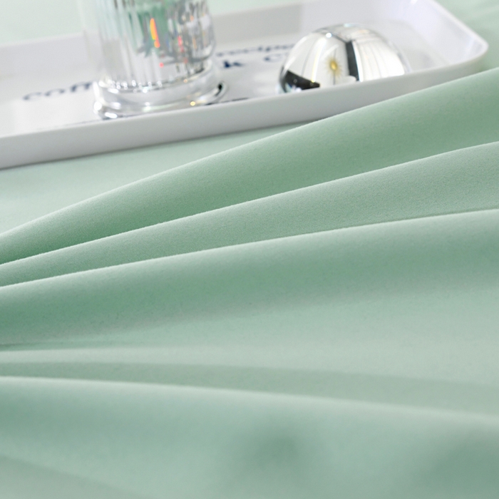 91家纺网 家纺一手货源 找家纺 梵巢2025新款水洗棉纯色单品枕套 嫩绿