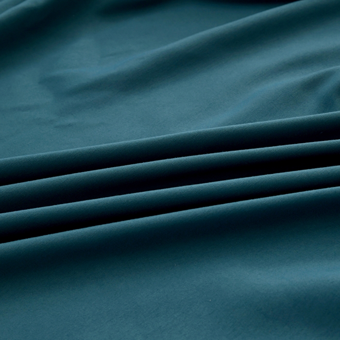 91家纺网 家纺一手货源 找家纺 梵巢2025新款水洗棉纯色单床笠 海青