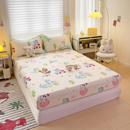 91家纺网 家纺一手货源 找家纺 （总）春雨家居 2025新款春夏卡通印花全棉单床笠