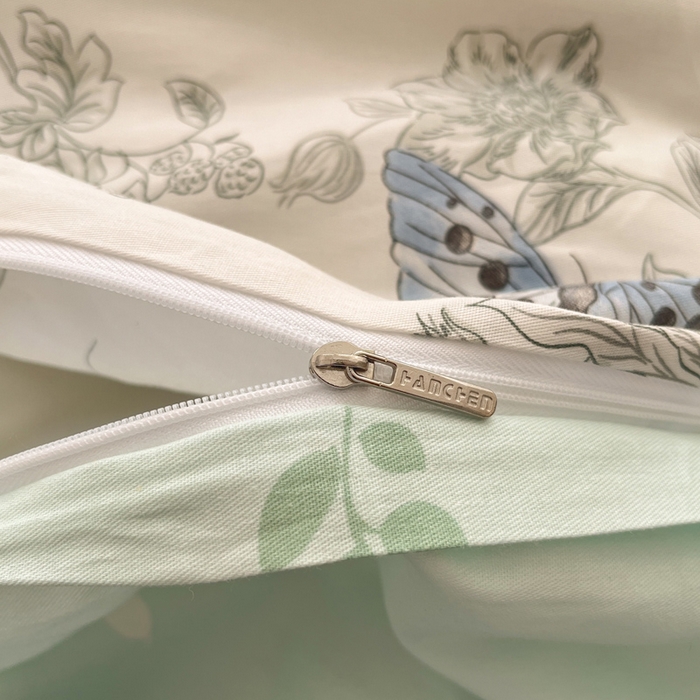 91家纺网 家纺一手货源 找家纺 涵宸家纺 2025新款全棉印花四件套 B素汐