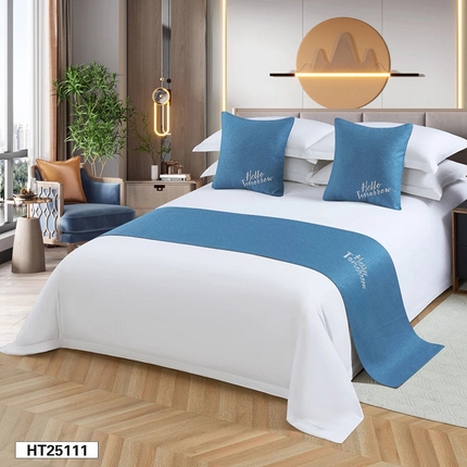 91家纺网 家纺一手货源 找家纺 （总）锦兴酒店布草 2025新款酒店被芯宾馆被芯床尾巾第二批