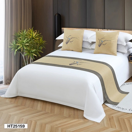 91家纺网 家纺一手货源 找家纺 （总）锦兴酒店布草 2025新款酒店被芯宾馆被芯床尾巾第二批