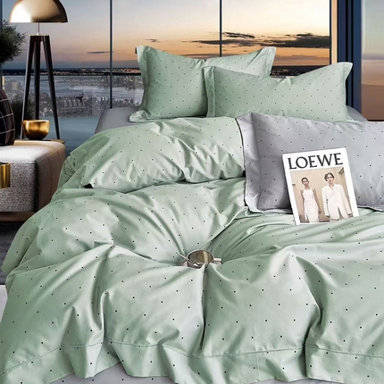 91家纺网 家纺一手货源 找家纺 （总）磨毛世家家纺 2025新款13372铂金凯丽四件套-实体花色