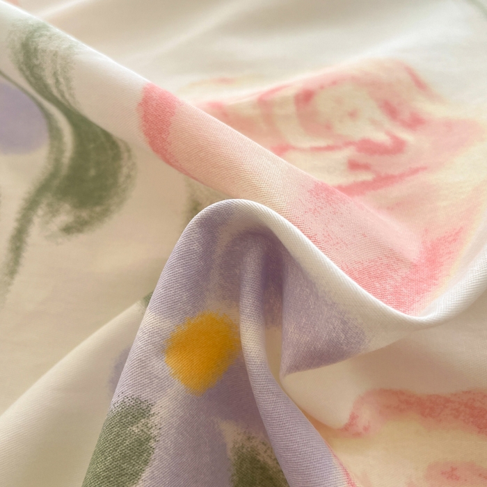 91家纺网 家纺一手货源 找家纺 涵宸家纺 2025新款全棉印花四件套 B花丛中