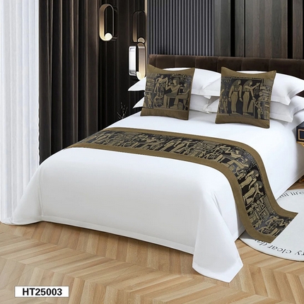 91家纺网 家纺一手货源 找家纺 （总）锦兴酒店布草 2025新款酒店被芯宾馆被芯床尾巾第一批