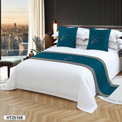 91家纺网 家纺一手货源 找家纺 （总）锦兴酒店布草 2025新款酒店被芯宾馆被芯床尾巾第二批