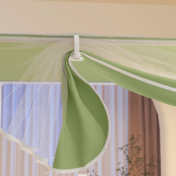 91家纺网 家纺一手货源 找家纺 （总）迪凡保罗蚊帐 2025新款2503专版印花遮光帘防摔坐床蚊帐建模图