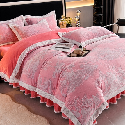 91家纺网 家纺一手货源 找家纺 （总）馨梦缘 2025新款轻奢宽边纯色A类牛奶绒雕花四件套,时尚-流行米白,时尚-流行深灰,时尚-流行烟灰,贵族-山茶花贵族白,贵族-山茶花苹果绿,贵族-山茶花樱桃粉,经典-枫叶高级灰,经典-枫叶奶油白,经典-枫叶雾霾蓝,欧式-温馨焦糖橘,欧式-温馨绅士灰,欧式-温馨象牙白,锦绣山河-粉