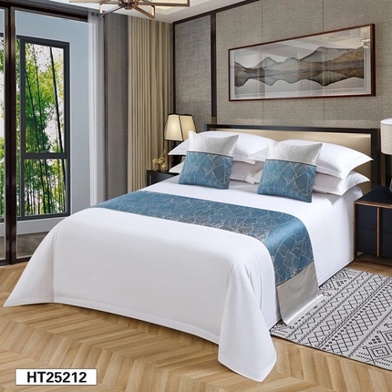 91家纺网 家纺一手货源 找家纺 （总）锦兴酒店布草 2025新款酒店被芯宾馆被芯床尾巾第三批