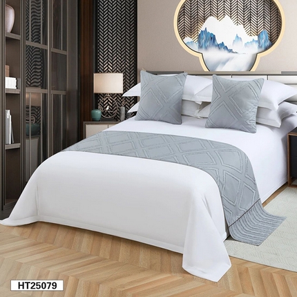 91家纺网 家纺一手货源 找家纺 （总）锦兴酒店布草 2025新款酒店被芯宾馆被芯床尾巾第一批