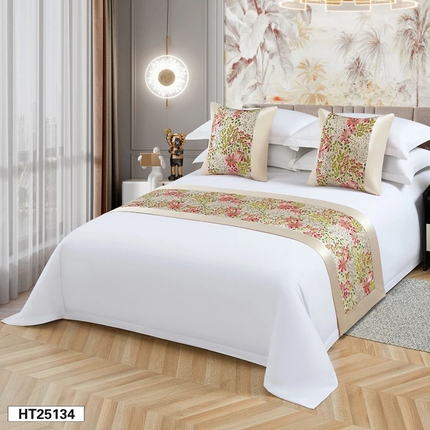 91家纺网 家纺一手货源 找家纺 （总）锦兴酒店布草 2025新款酒店被芯宾馆被芯床尾巾第二批