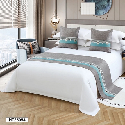 91家纺网 家纺一手货源 找家纺 （总）锦兴酒店布草 2025新款酒店被芯宾馆被芯床尾巾第一批