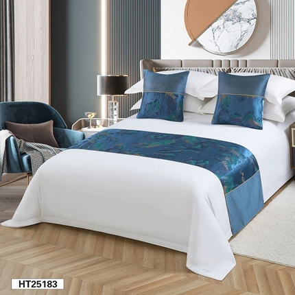 91家纺网 家纺一手货源 找家纺 （总）锦兴酒店布草 2025新款酒店被芯宾馆被芯床尾巾第二批