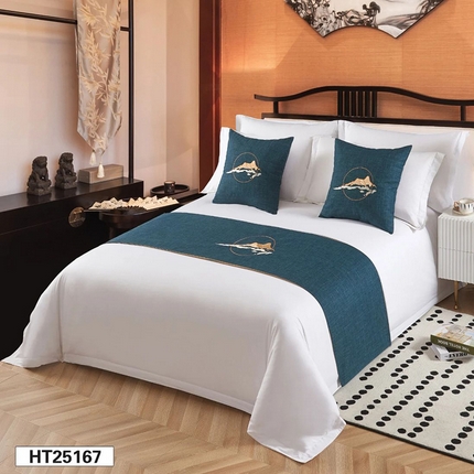 91家纺网 家纺一手货源 找家纺 （总）锦兴酒店布草 2025新款酒店被芯宾馆被芯床尾巾第二批