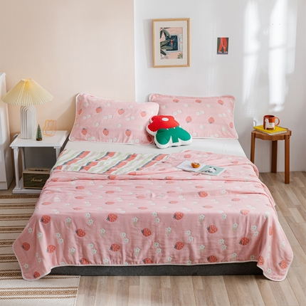 91家纺网 家纺一手货源 找家纺 （总）朴尔2025新款六层全棉纱布毛巾被