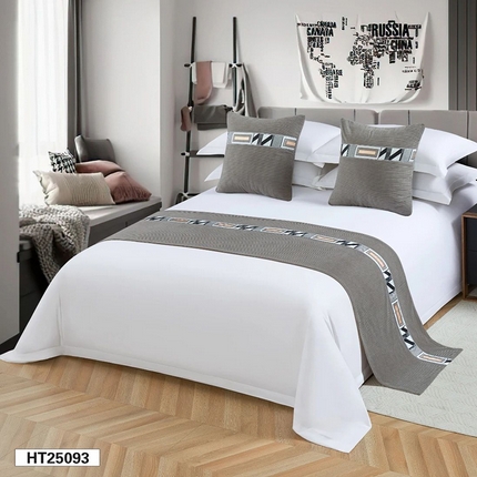 91家纺网 家纺一手货源 找家纺 （总）锦兴酒店布草 2025新款酒店被芯宾馆被芯床尾巾第一批