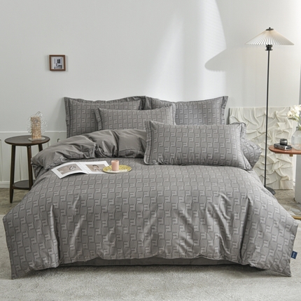 91家纺网 家纺一手货源 找家纺 （总）磨毛世家家纺2025新款13376全棉铂金凯丽四件套四季款纯棉套件