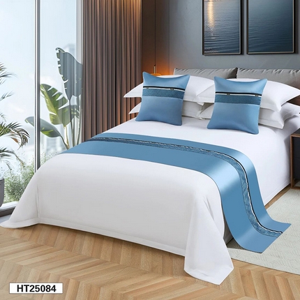 91家纺网 家纺一手货源 找家纺 （总）锦兴酒店布草 2025新款酒店被芯宾馆被芯床尾巾第一批