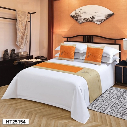 91家纺网 家纺一手货源 找家纺 （总）锦兴酒店布草 2025新款酒店被芯宾馆被芯床尾巾第二批