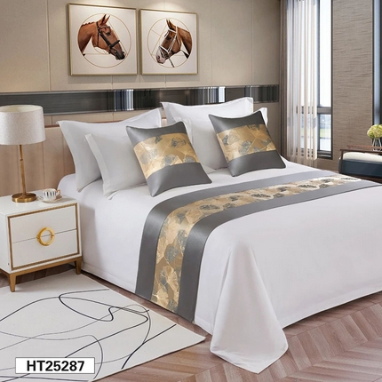 91家纺网 家纺一手货源 找家纺 （总）锦兴酒店布草 2025新款酒店被芯宾馆被芯床尾巾第三批