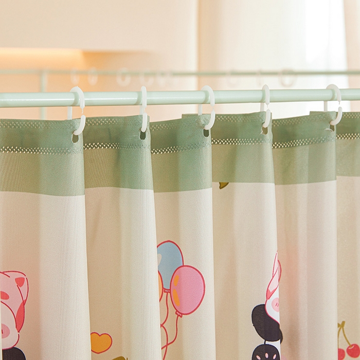 91家纺网 家纺一手货源 找家纺 迪凡保罗蚊帐 2025新款2503专版印花遮光帘防摔坐床蚊帐实拍图 贪吃熊猫