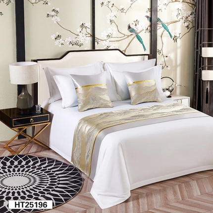 91家纺网 家纺一手货源 找家纺 （总）锦兴酒店布草 2025新款酒店被芯宾馆被芯床尾巾第二批