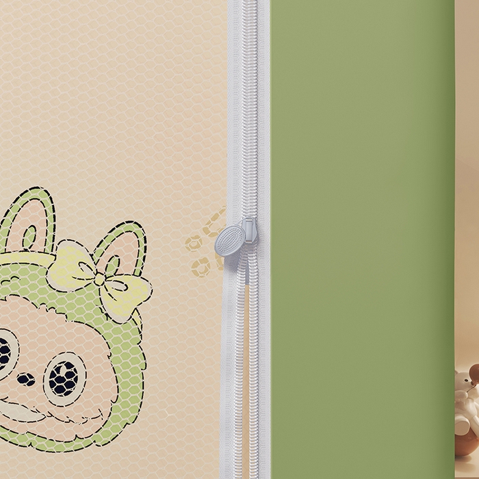 91家纺网 家纺一手货源 找家纺 迪凡保罗蚊帐 2025新款2503专版印花遮光帘防摔坐床蚊帐建模图 潮玩俱乐部