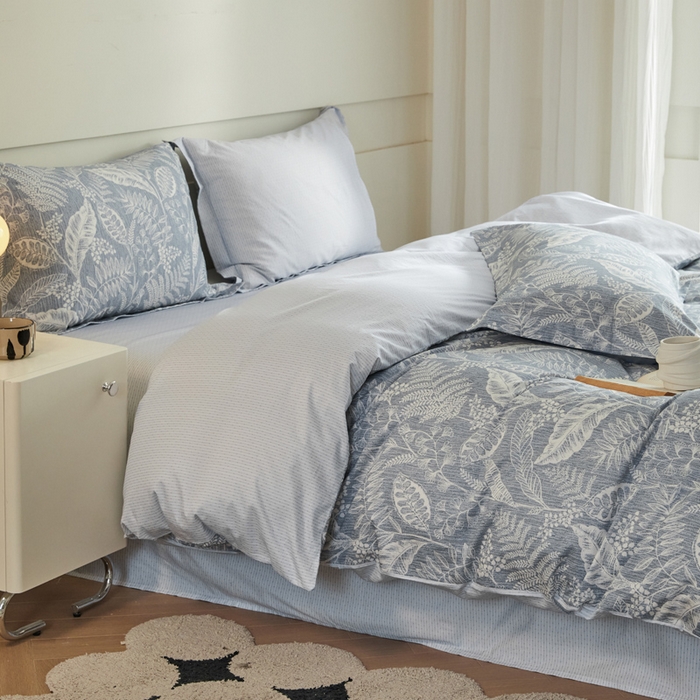 91家纺网 家纺一手货源 找家纺 涵宸家纺 2025新款全棉印花四件套 F扶摇