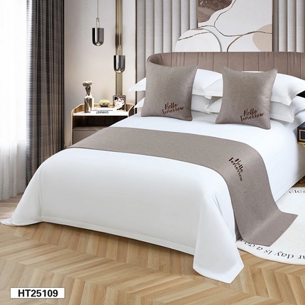 91家纺网 家纺一手货源 找家纺 （总）锦兴酒店布草 2025新款酒店被芯宾馆被芯床尾巾第二批