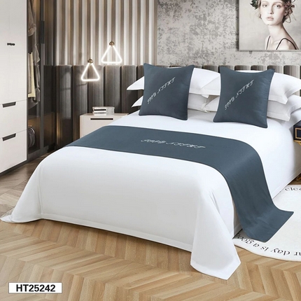 91家纺网 家纺一手货源 找家纺 （总）锦兴酒店布草 2025新款酒店被芯宾馆被芯床尾巾第三批