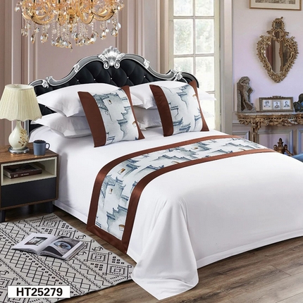 91家纺网 家纺一手货源 找家纺 （总）锦兴酒店布草 2025新款酒店被芯宾馆被芯床尾巾第三批