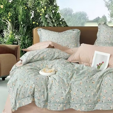 91家纺网 家纺一手货源 找家纺 （总）磨毛世家家纺 2025新款13372铂金凯丽四件套-实体花色