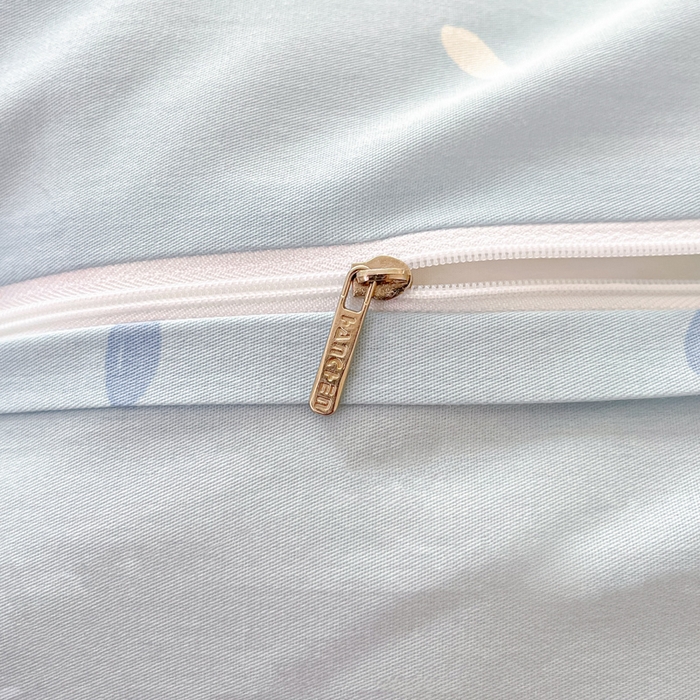 91家纺网 家纺一手货源 找家纺 涵宸家纺 2025新款全棉印花四件套 B蓝魅