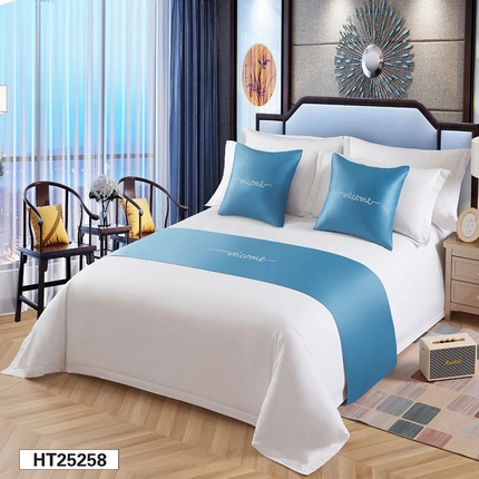 91家纺网 家纺一手货源 找家纺 （总）锦兴酒店布草 2025新款酒店被芯宾馆被芯床尾巾第三批