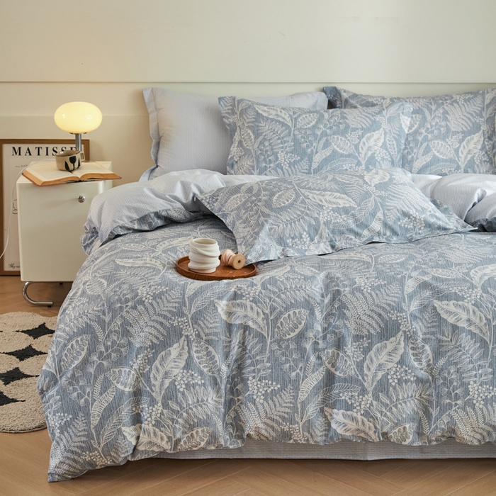 91家纺网 家纺一手货源 找家纺 涵宸家纺 2025新款全棉印花四件套 F扶摇