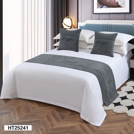 91家纺网 家纺一手货源 找家纺 （总）锦兴酒店布草 2025新款酒店被芯宾馆被芯床尾巾第三批