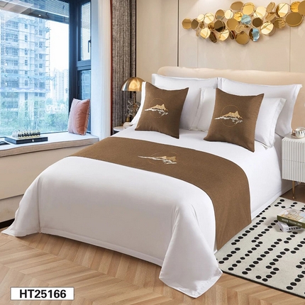 91家纺网 家纺一手货源 找家纺 （总）锦兴酒店布草 2025新款酒店被芯宾馆被芯床尾巾第二批